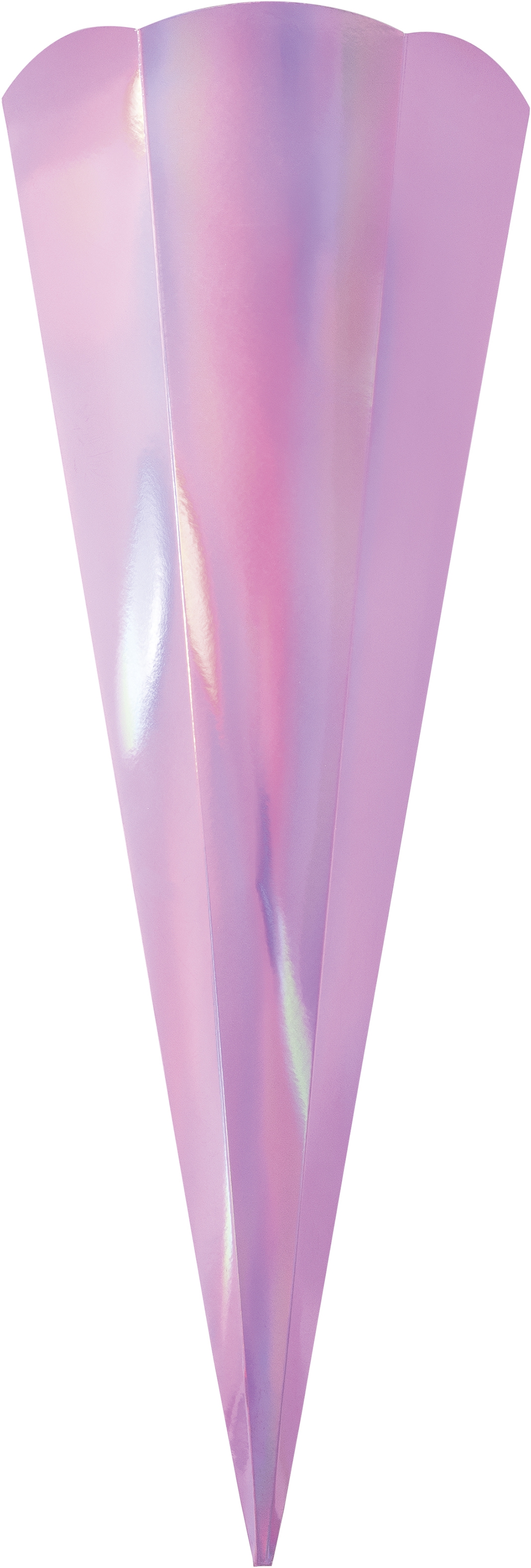 Schultüten Metallic irisierend pink, 5 Stück