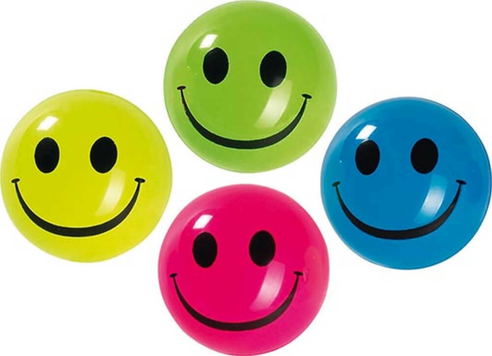 Flummi mit Leuchteffekt "Smiley", Ø 4 cm Flummi mit Leuchteffekt "Smiley", Ø 4 cm