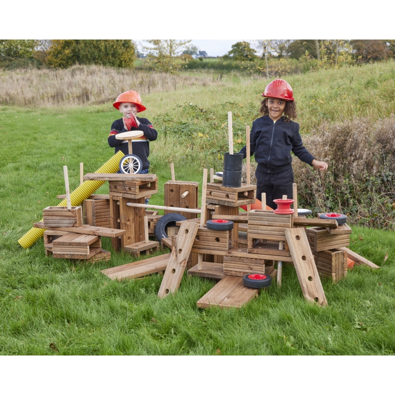 Cosy Imagineering Holzbausteine – 50-teiliges Set
