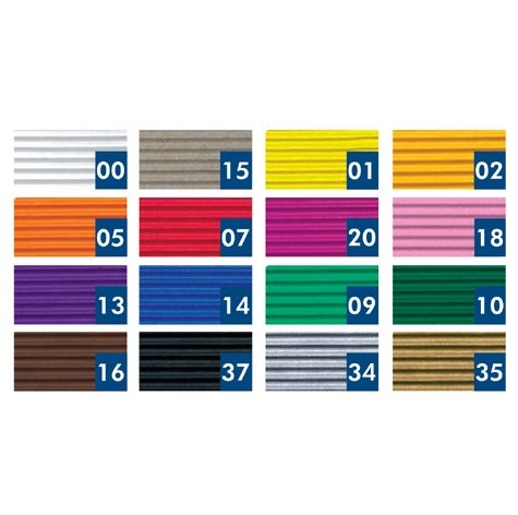 Wellpappe, 50x70cm, 10 Bogen farbig sortiert Wellpappe, 50x70cm, 10 Bogen farbig sortiert