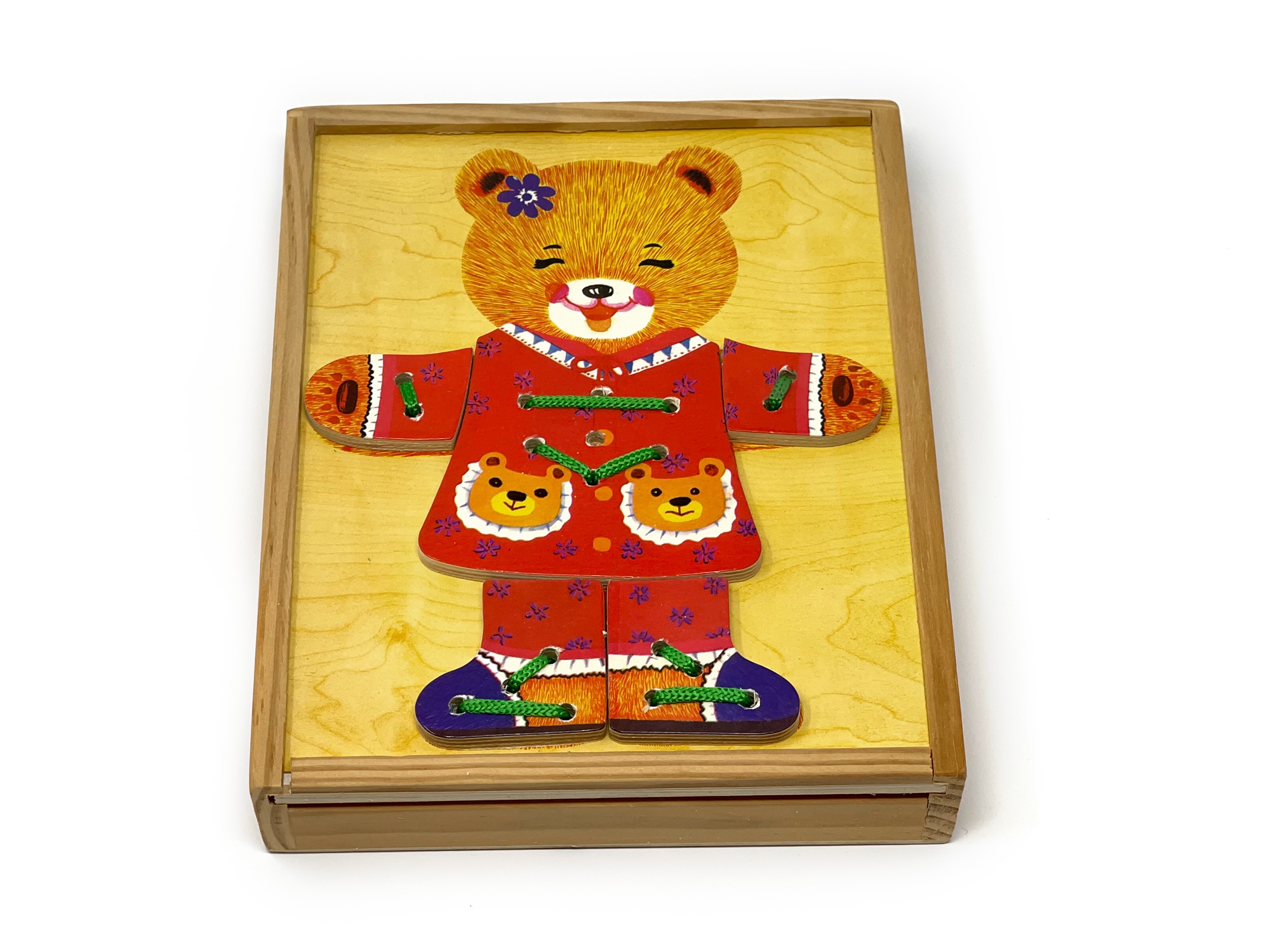 Fädel-Puzzle "Anzieh-Bär" Fädel-Puzzle "Anzieh-Bär"
