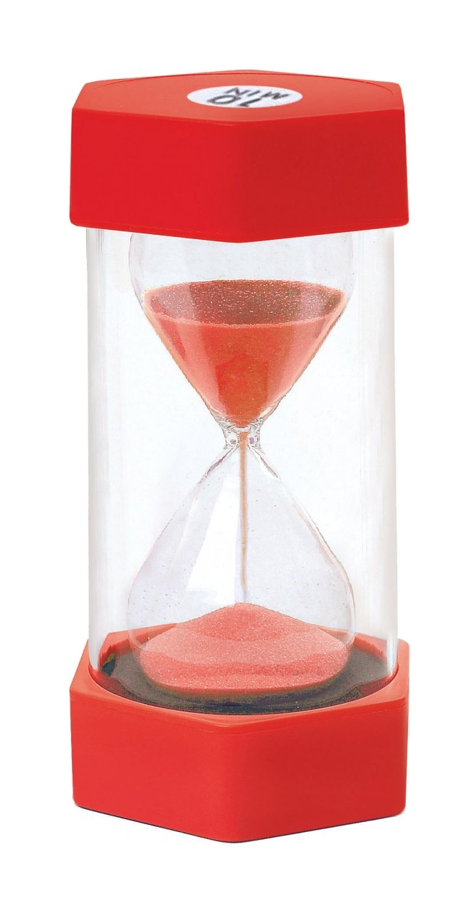 Sanduhr Maxi 10 Minuten rot Sanduhr Maxi 10 Minuten rot