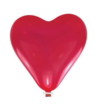 Riesenluftballon Herz, 60 cm Riesenluftballon Herz, 60 cm