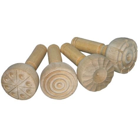 Knet-Stempel, 4-teilig Knet-Stempel, 4-teilig