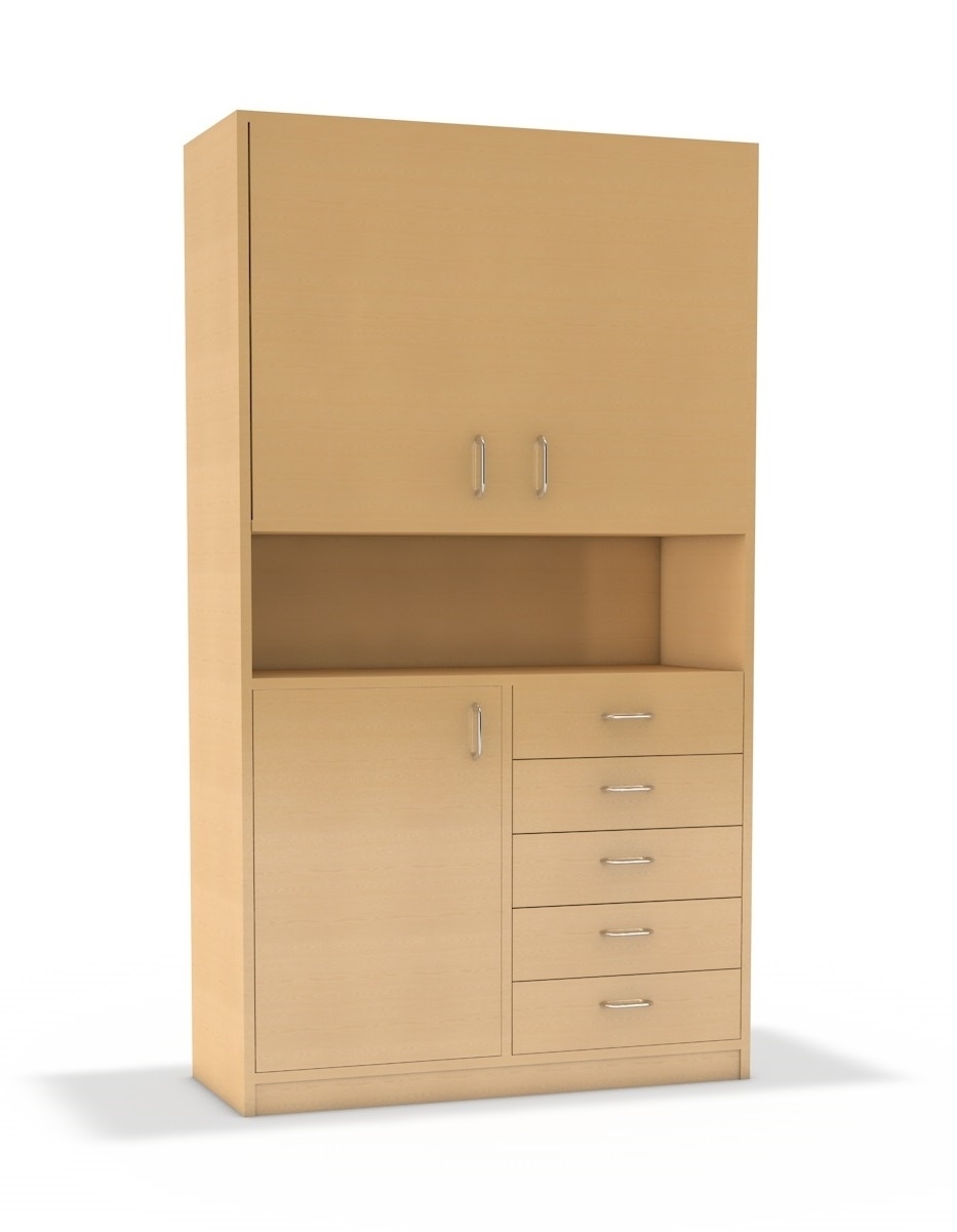 Hochschrank Doppeltür oben, unten Tür Hochschrank Doppeltür oben, unten Tür