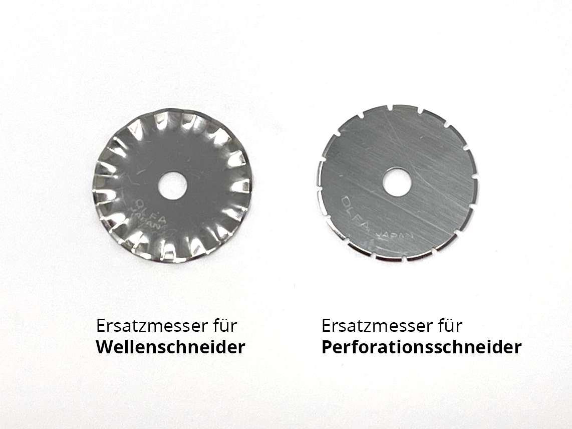 Ersatzmesser für Wellen-/Perforationsschneider Ersatzmesser für Wellen-/Perforationsschneider