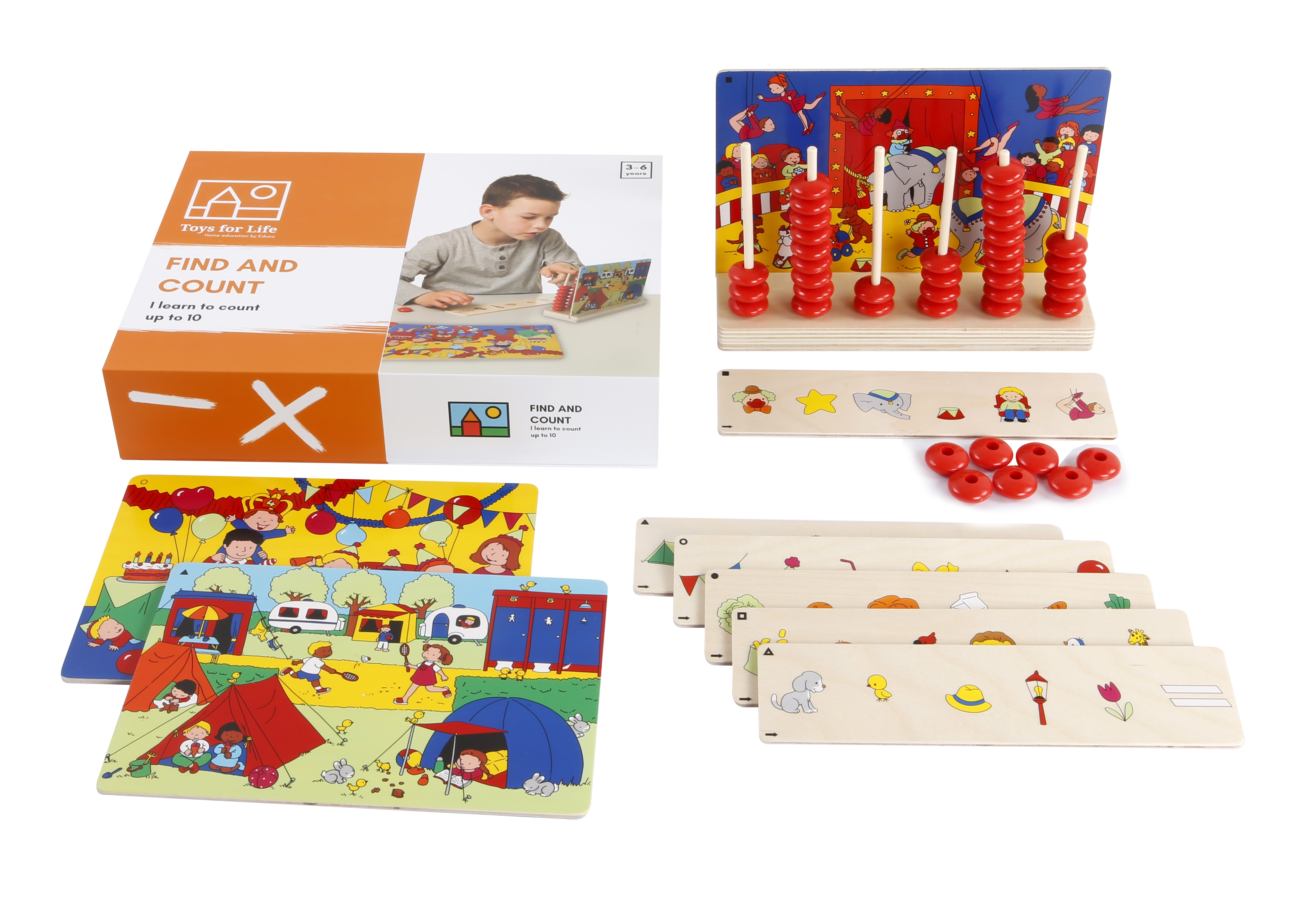 Lernspiel "Find and count" - Finden und Zählen Lernspiel "Find and count" - Finden und Zählen