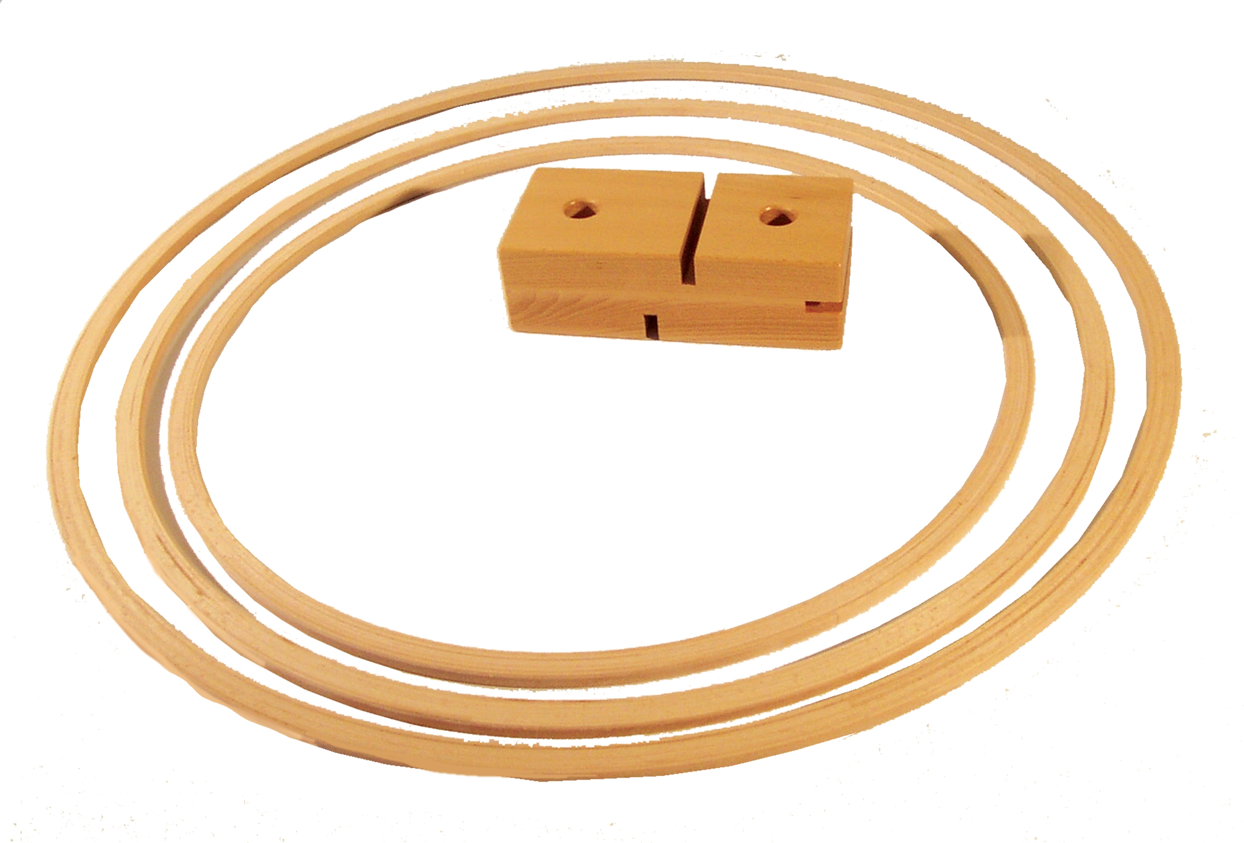 Stab- und Reifenhalter, Holz Stab- und Reifenhalter, Holz