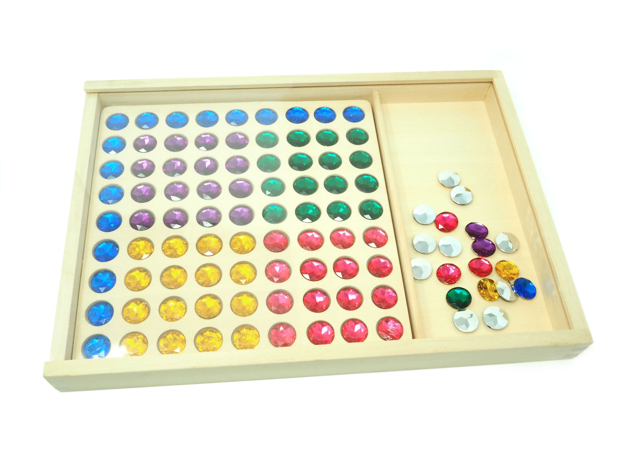 Diamantenzauber, Legespiel im Holzkasten Diamantenzauber, Legespiel im Holzkasten