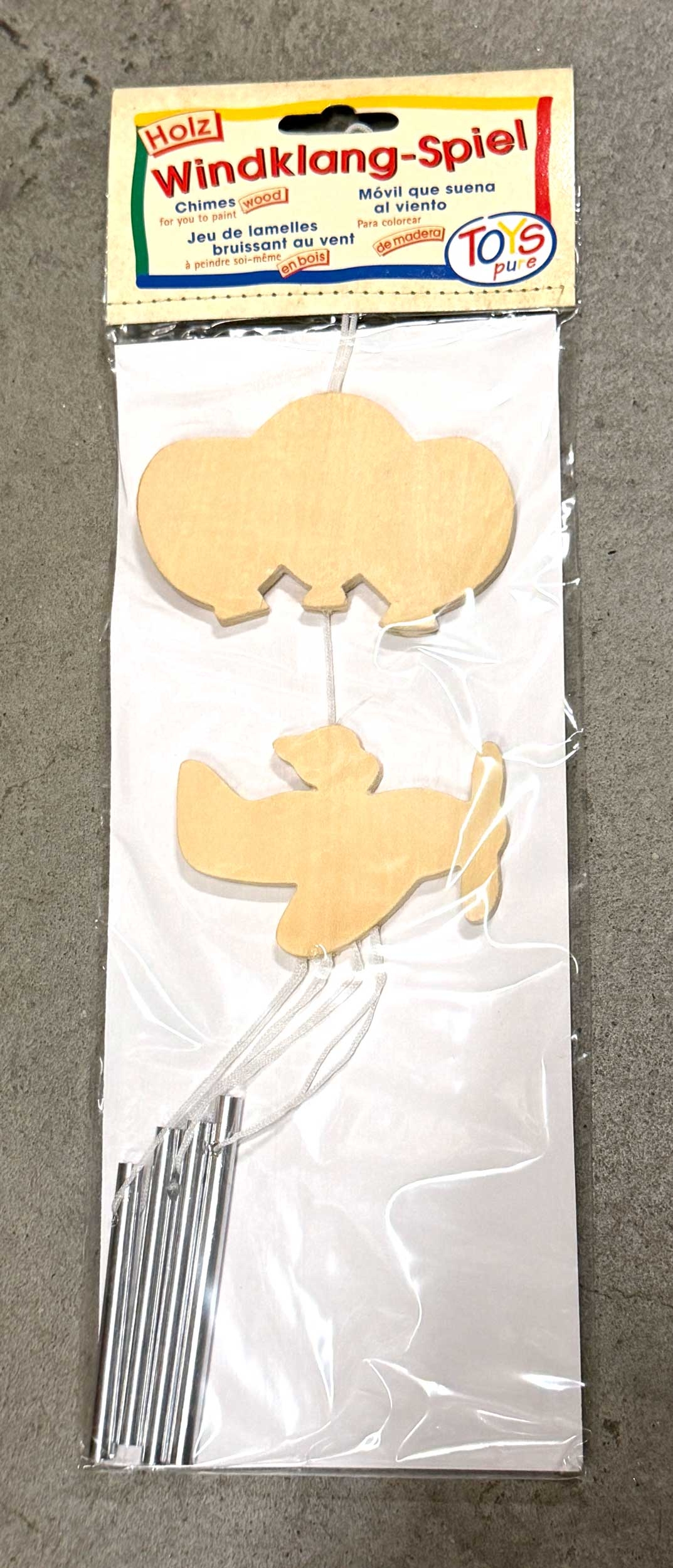 Windklangspiel Ballon-Flugzeug