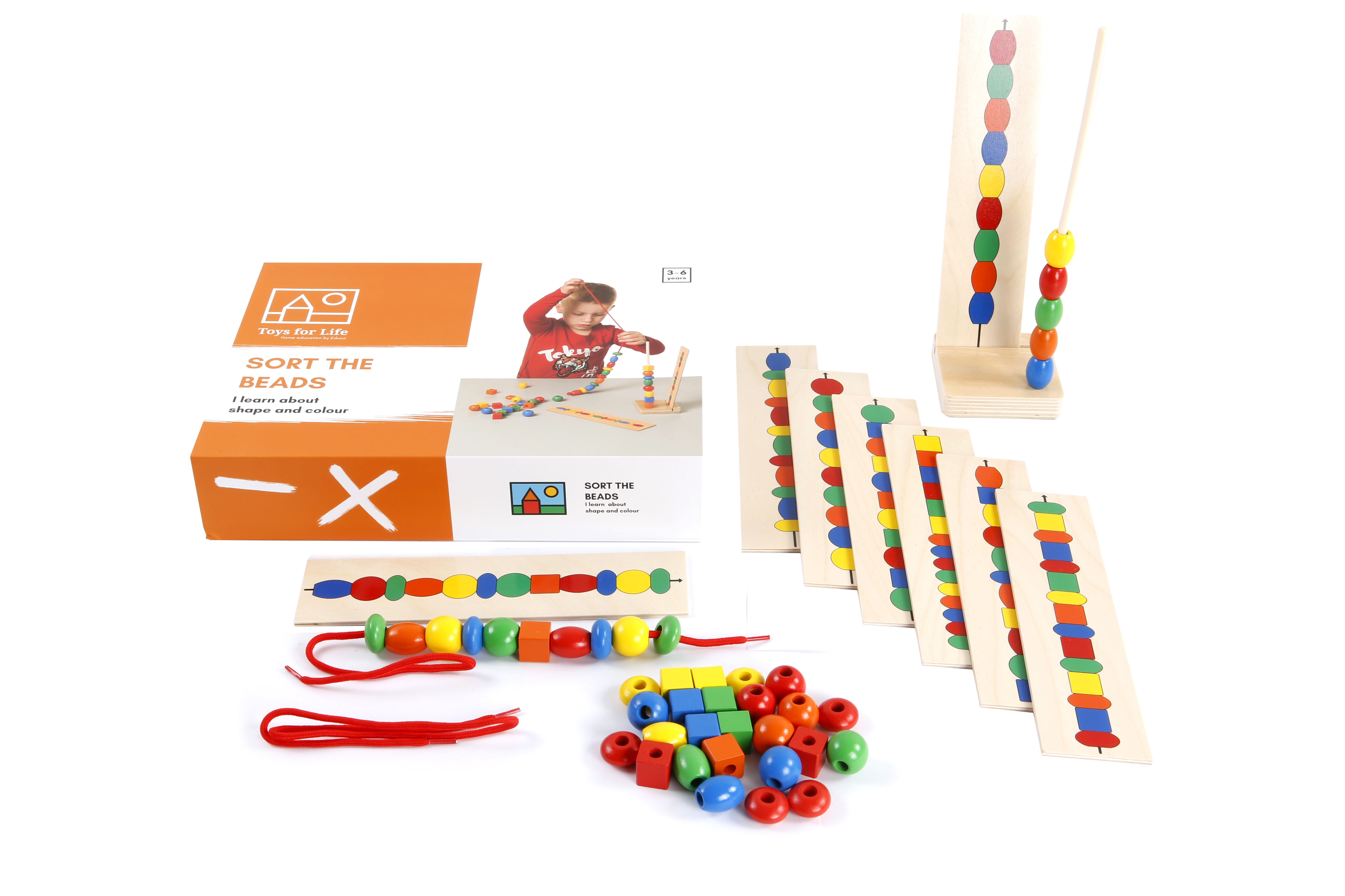 "Sort the beads" - Sortiere die Perlen "Sort the beads" - Sortiere die Perlen