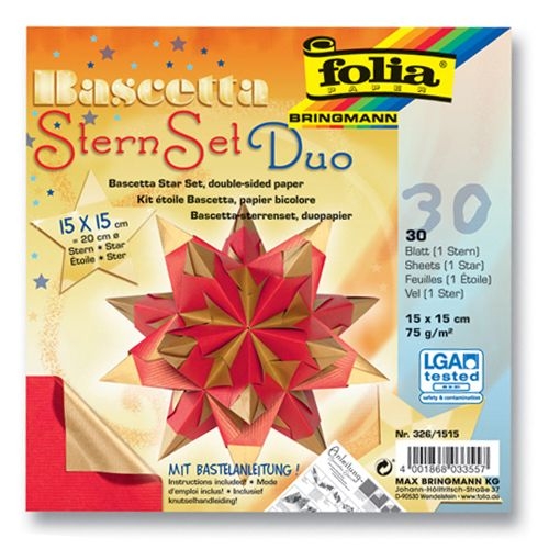 Bascetta-Stern Bastelset "Duo-Papier" Bascetta-Stern Bastelset "Duo-Papier"