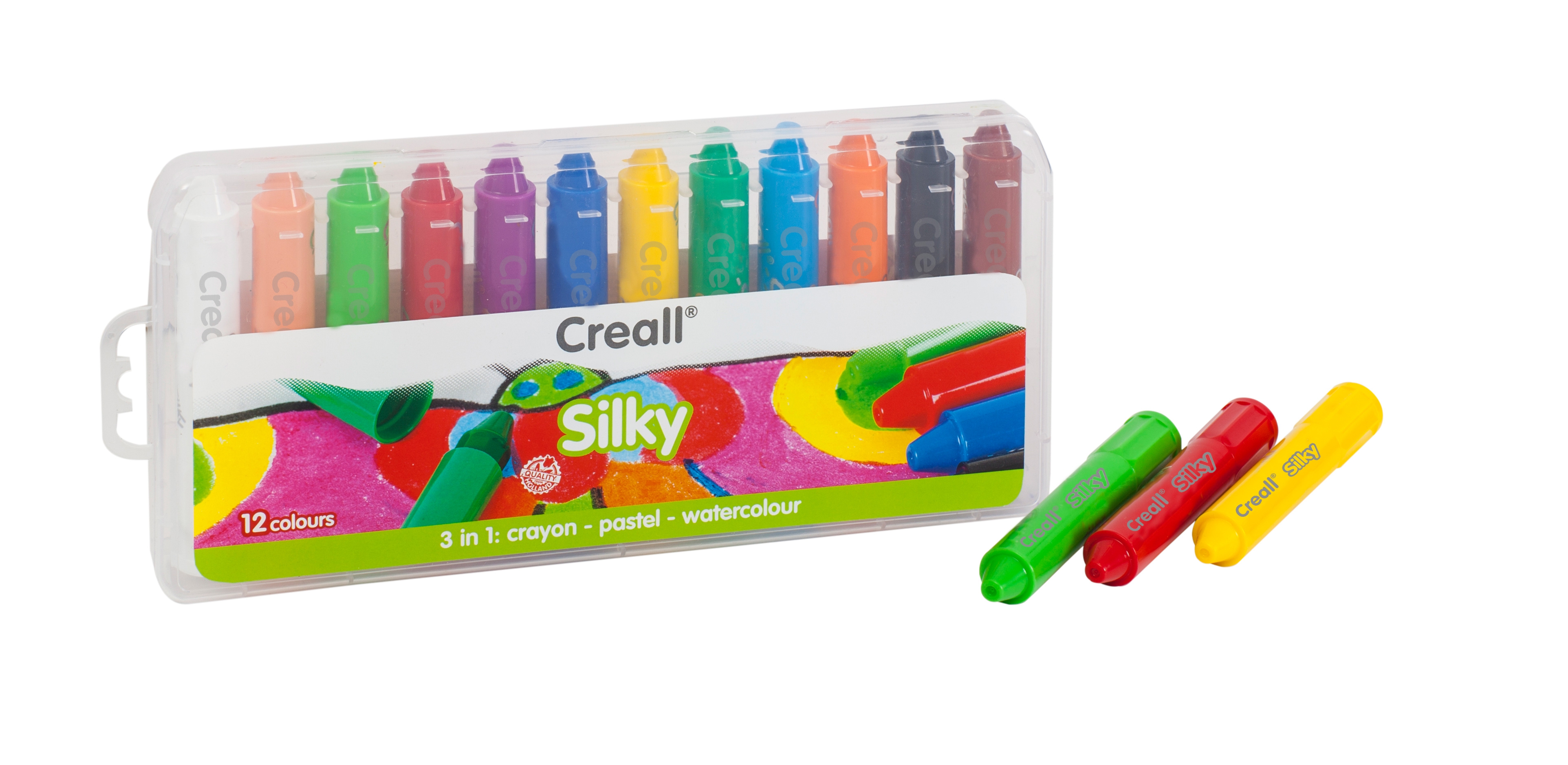Farbstift, 3-in-1-Stift, Creall-silky