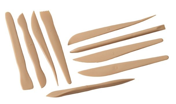 Modellierspachtelmesser aus Kunststoff Modellierspachtelmesser aus Kunststoff