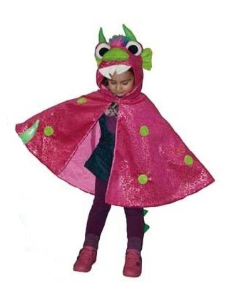 Kostüm Monster Rosa mit Punkten