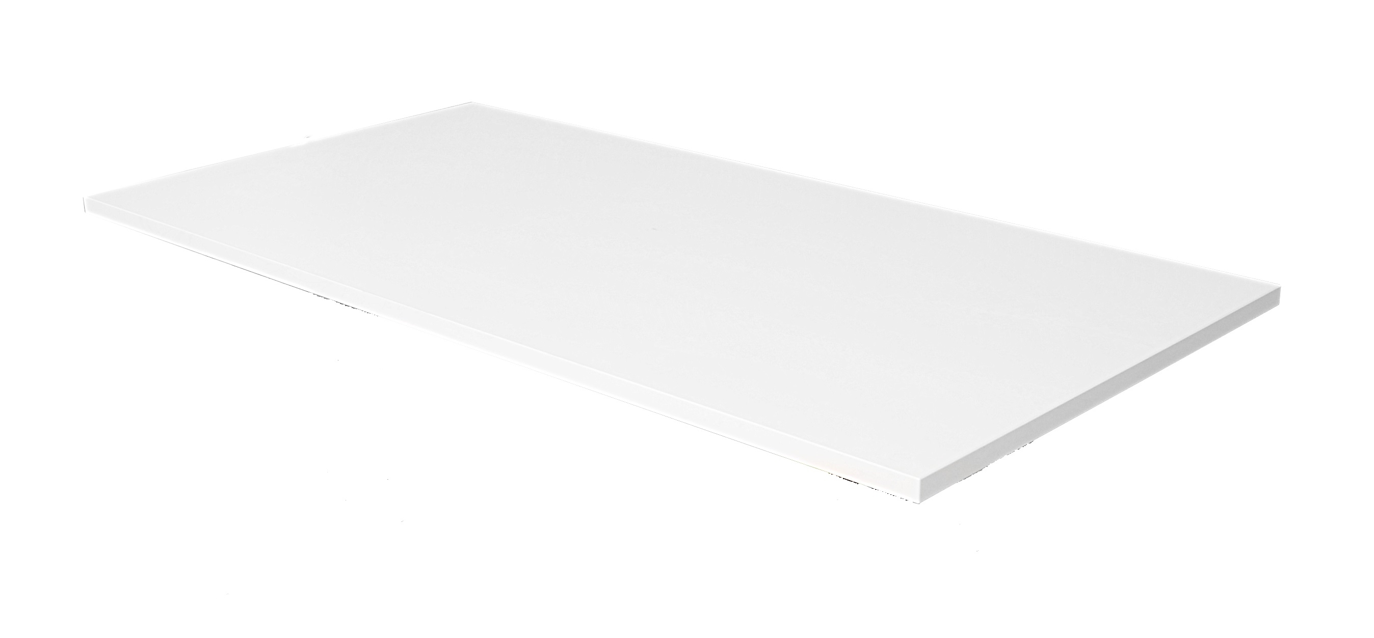 Schreibtischplatte 160 x 80 cm, weiß