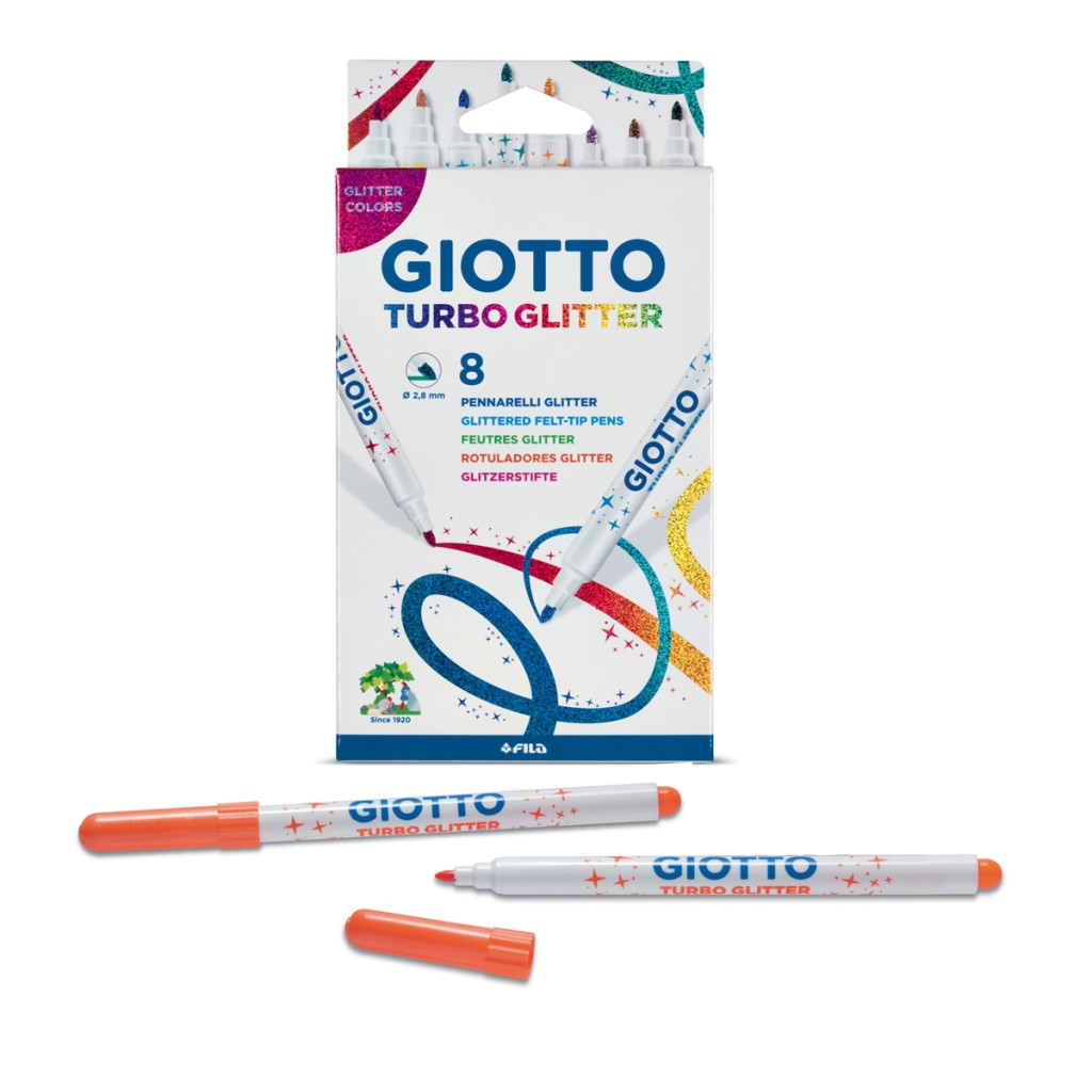 Fasermaler "Giotto Turbo Glitter"