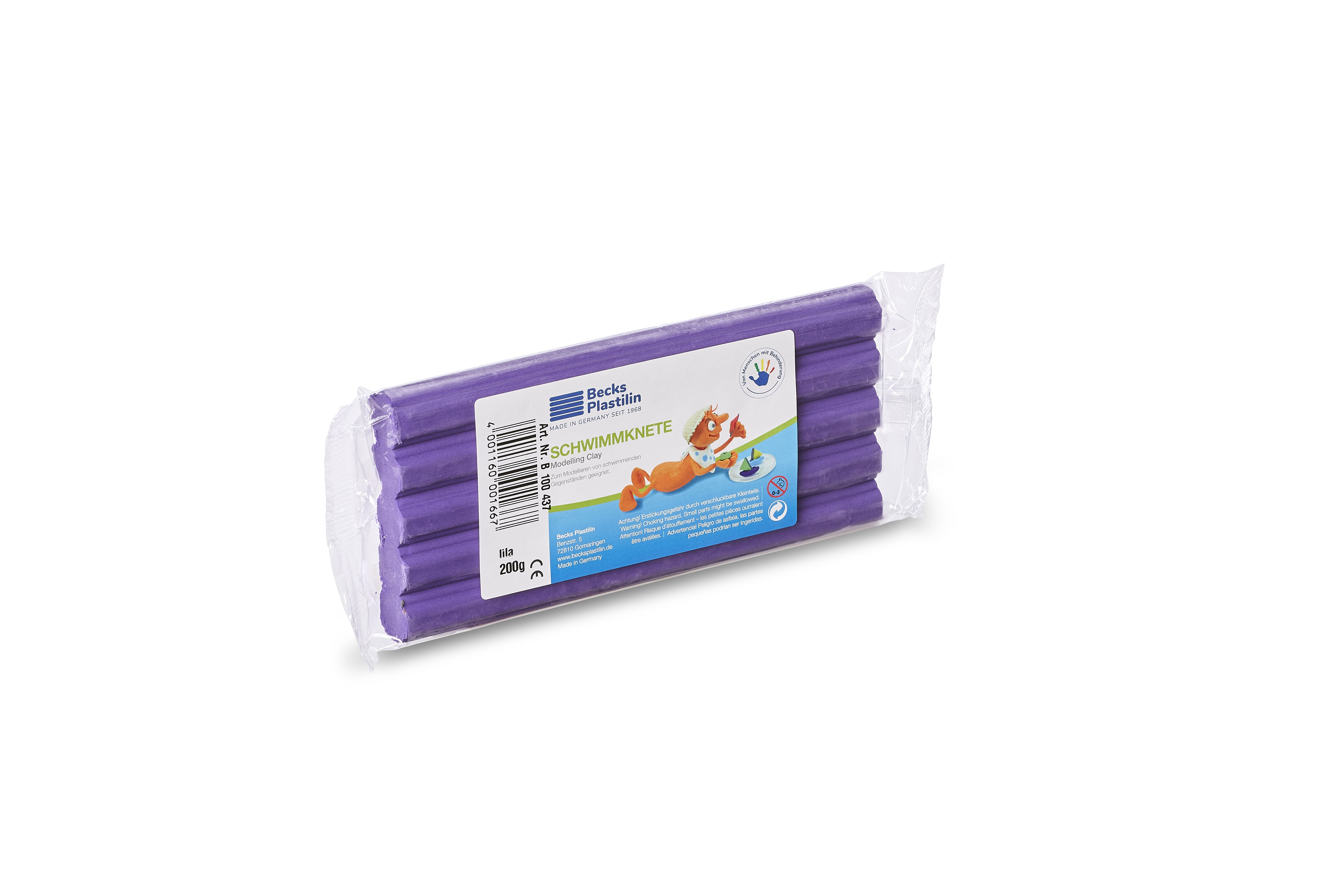 Knete Schwimm Leichtknete violett, 200g Knete Schwimm Leichtknete violett, 200g