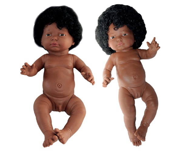 Babypuppe dunkelhäutig 42 cm Babypuppe dunkelhäutig 42 cm