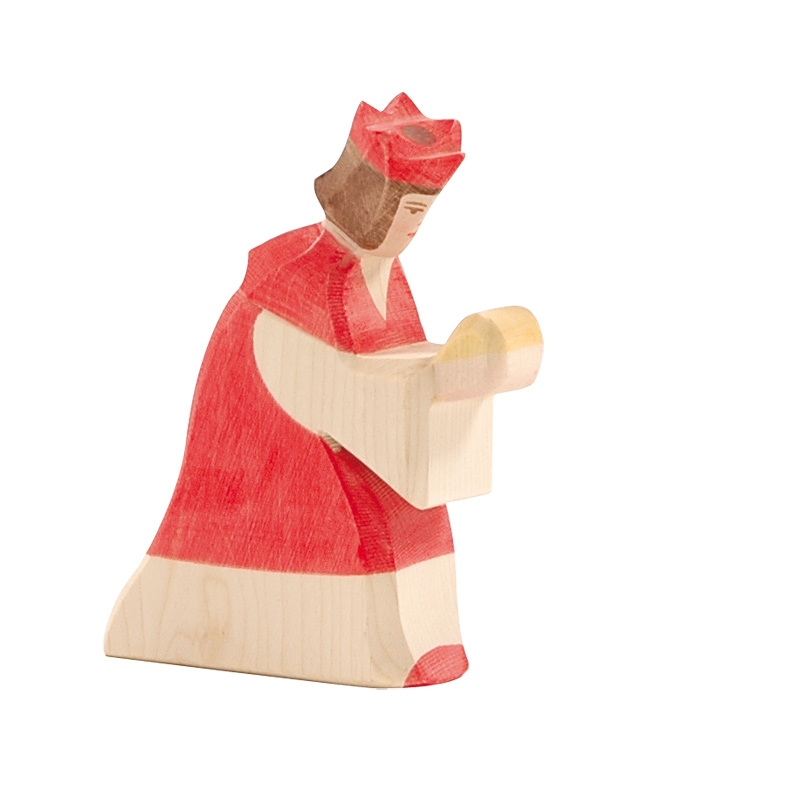 Ostheimer Krippenfigur König rot Ostheimer Krippenfigur König rot