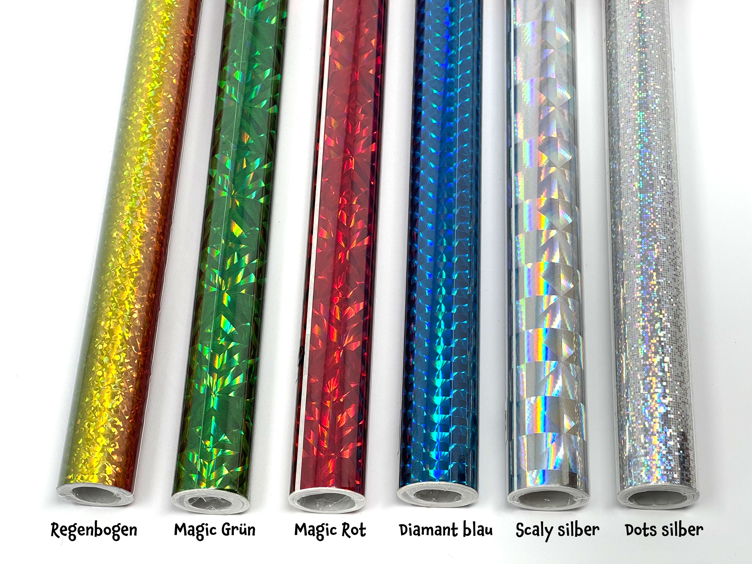 Holographische Folie 40 cm x 1 m, selbstklebend Holographische Folie 40 cm x 1 m, selbstklebend
