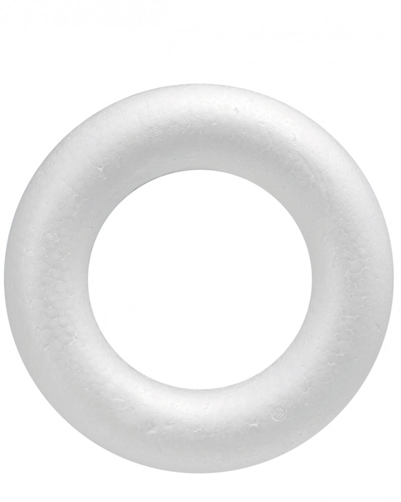 Styroporhalbring, Ø 22 cm Styroporhalbring, Ø 22 cm