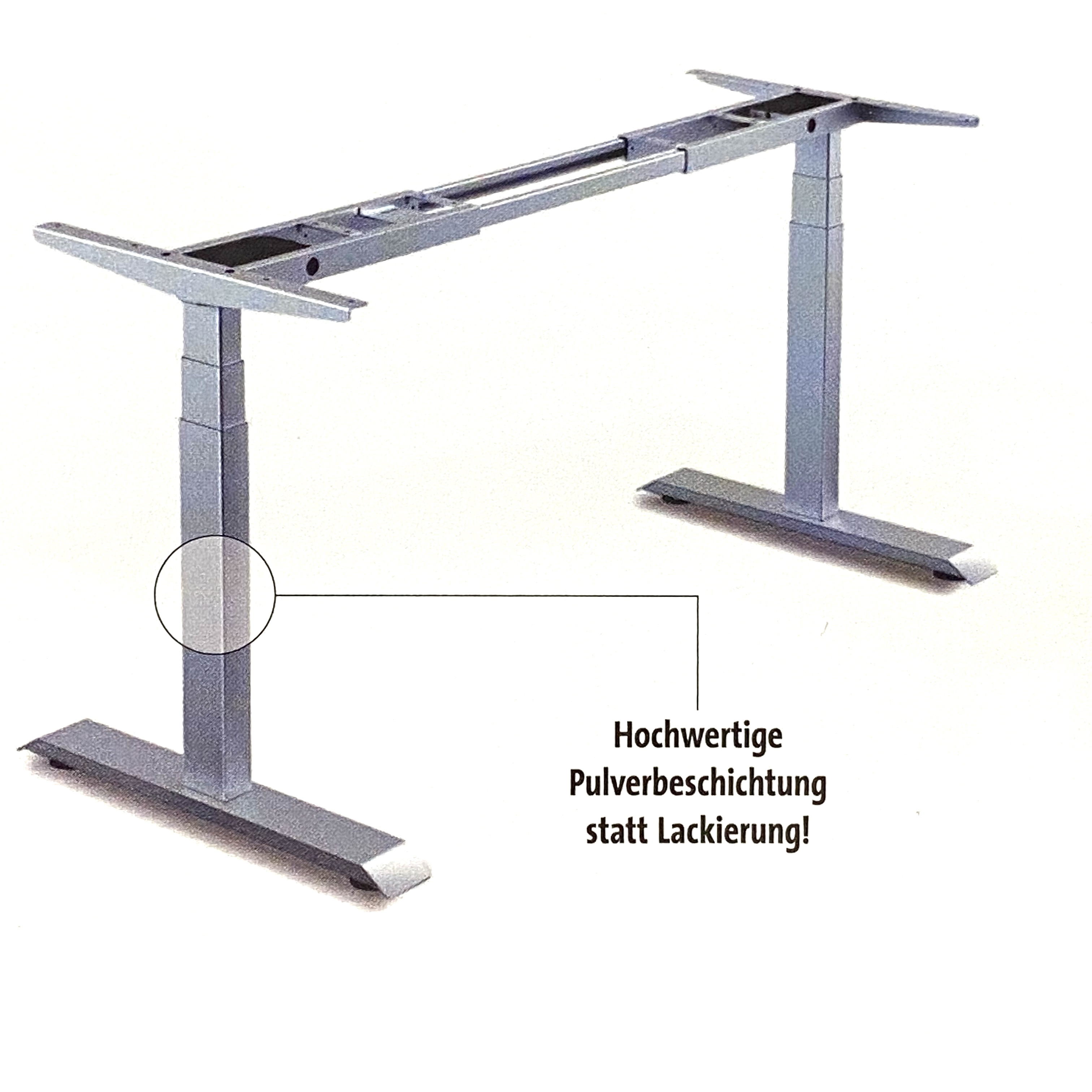Schreibtischgestell - elektrische Höhenverstellung