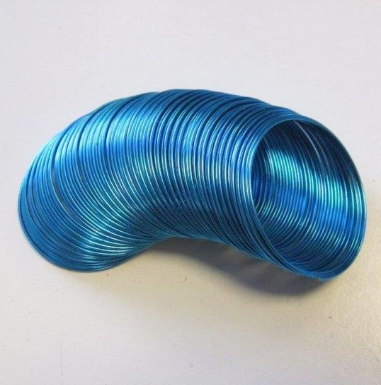 Flexibler Eisendraht blau