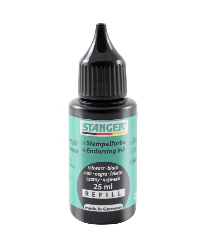 Stempelfarbe 25 ml, schwarz Stempelfarbe 25 ml, schwarz