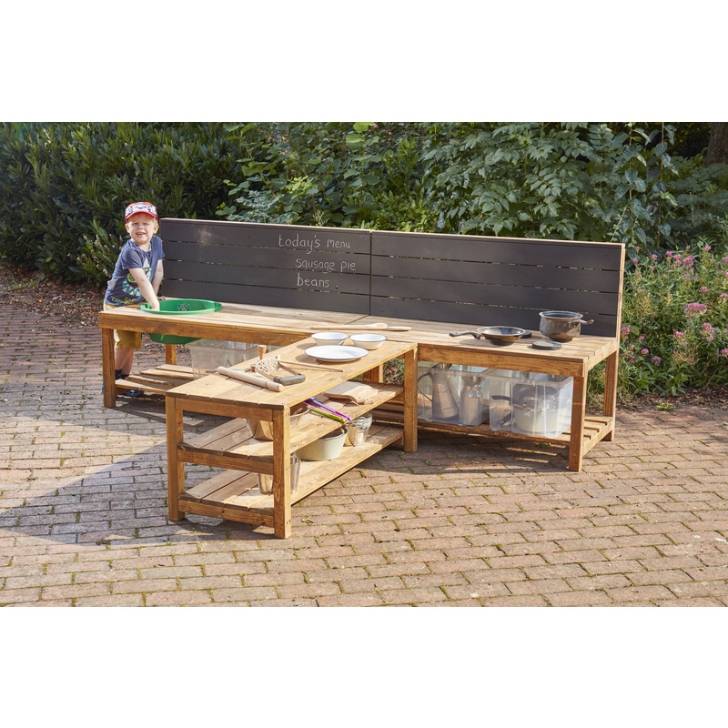 Cosy Outdoor-Spielwerkstatt T-Form, H 48 cm