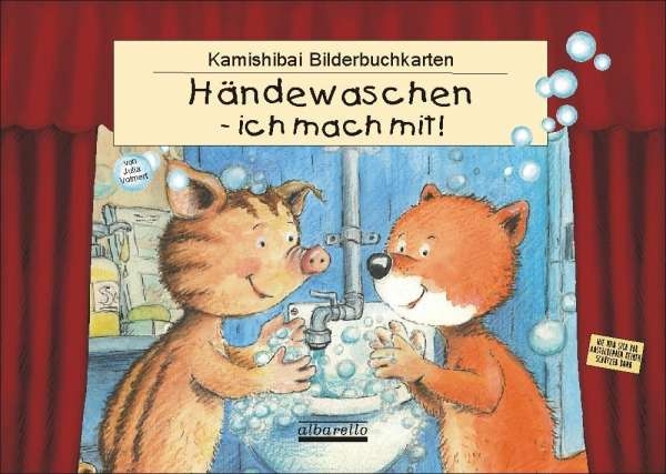 Kamishibai-Karten "Händewaschen - ich mach mit!"
