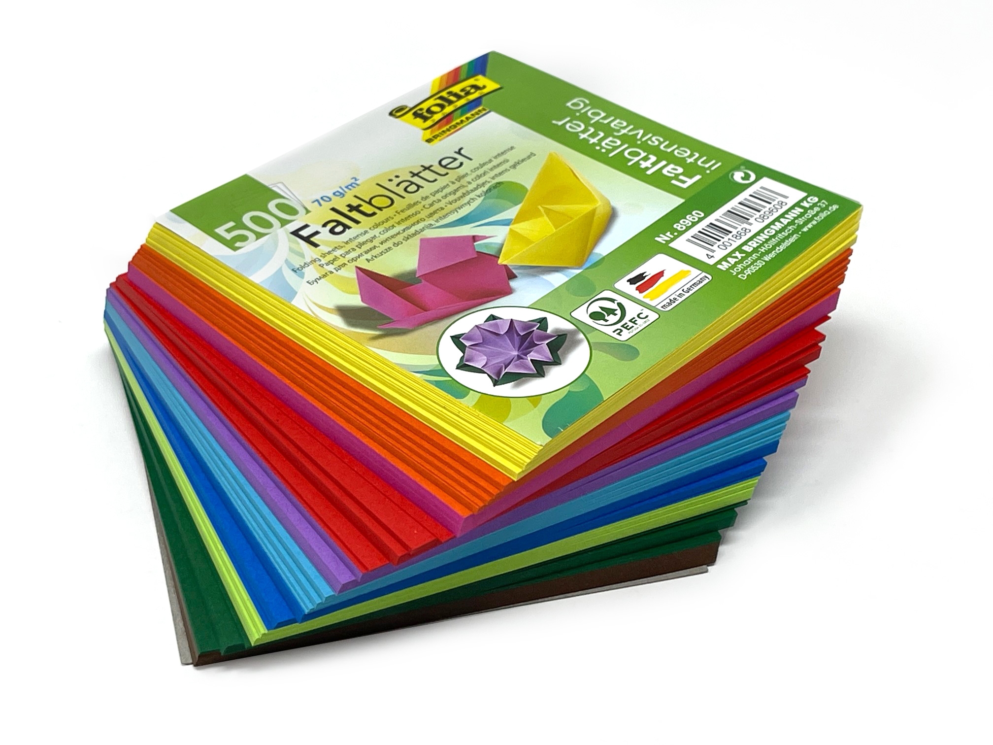 Faltblätter intensivfarbig 500 Blatt