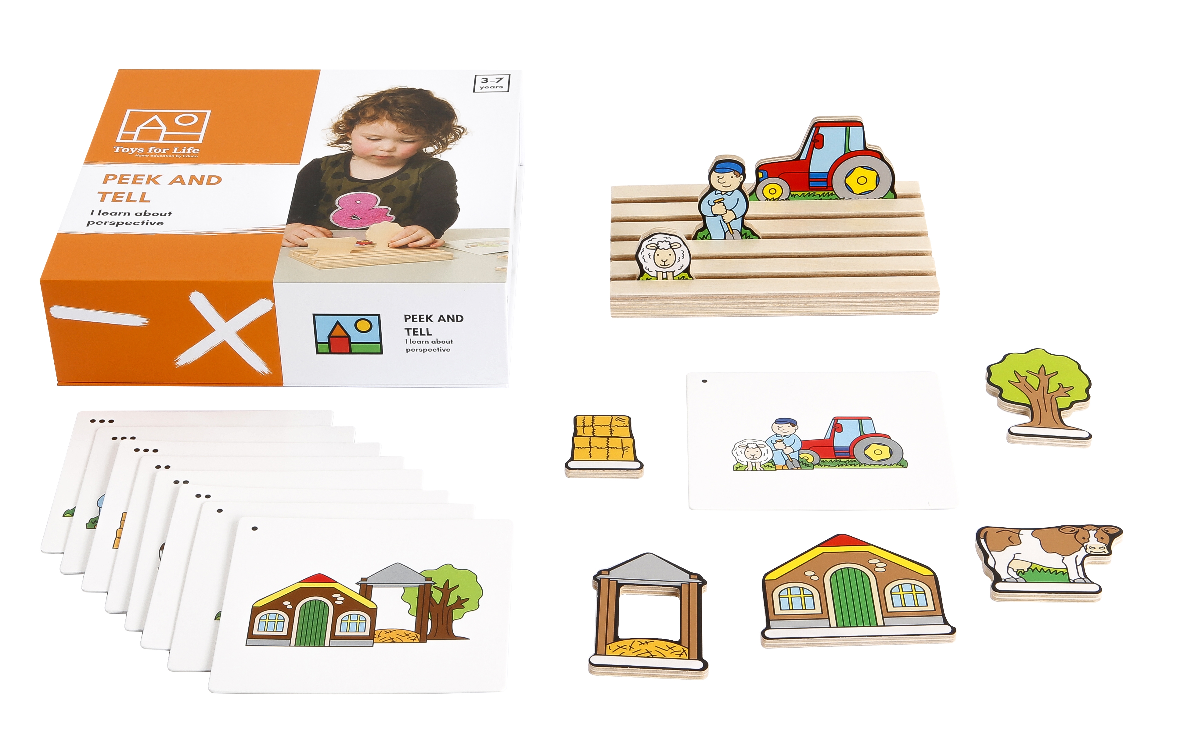 "Peek and tell" - Sprachförderspiel Erzählen "Peek and tell" - Sprachförderspiel Erzählen