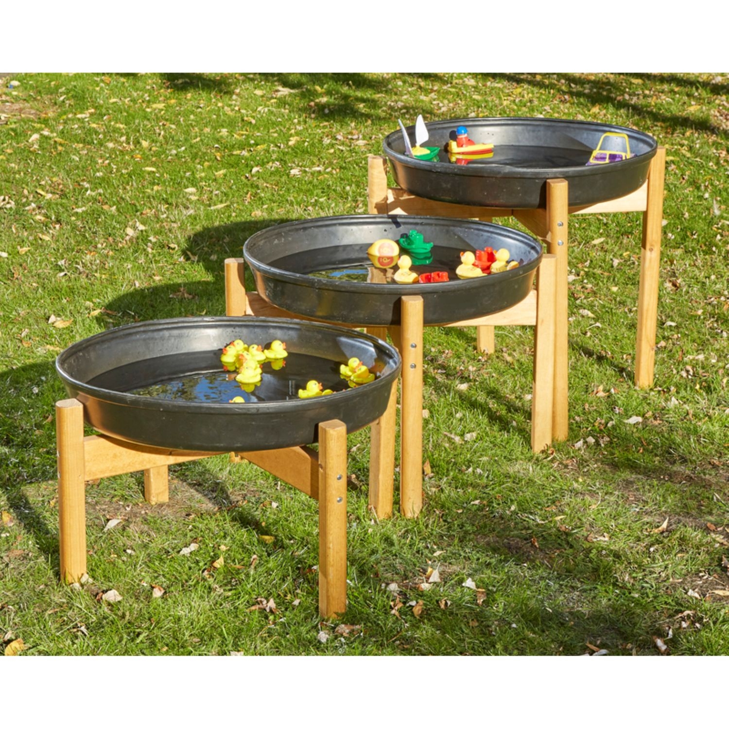 Cosy Spieltische - Wasser mit Holzgestell 3erSet