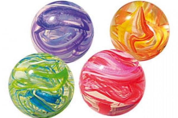 Flummi Murmel 3,5 cm, farblich sortiert