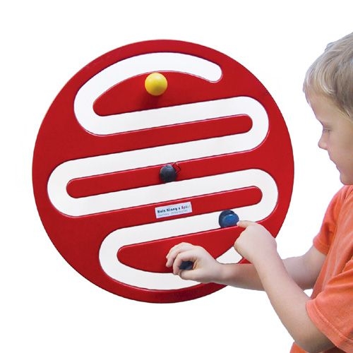 Wandspiel Welle rot Wandspiel Welle rot