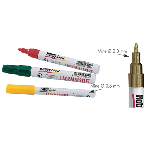 Lackmalstift mit dünner Spitze Lackmalstift mit dünner Spitze