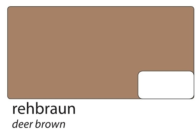 Tonkarton 220 g, 50 x70 cm - 10 Bogen einer Farbe | rehbraun | 11063015