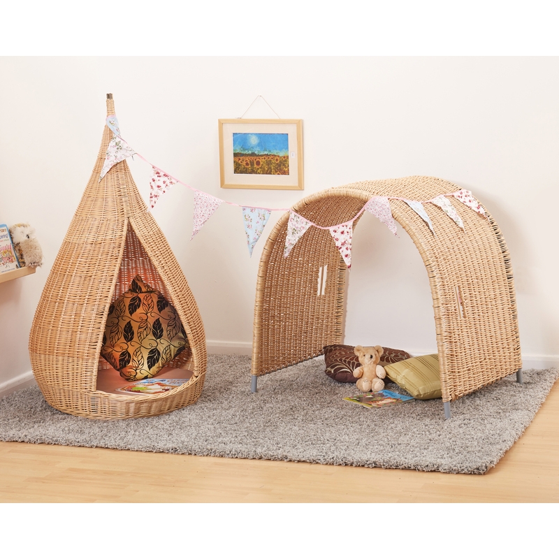 Cosy Lesehöhle und Spielbogen Set, Korbgeflecht
