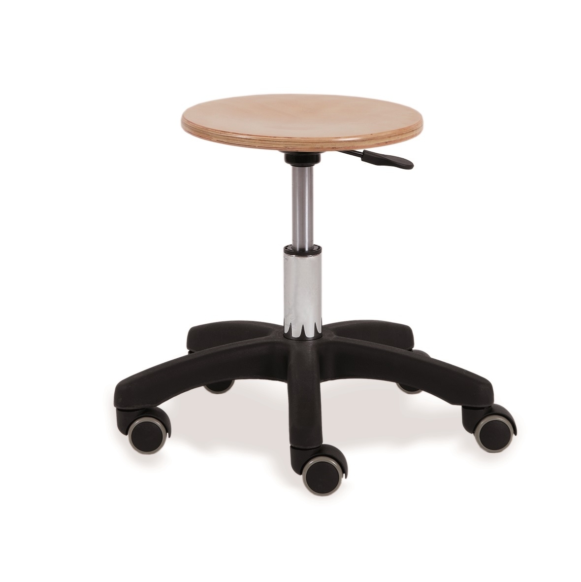 Hocker mit Holzsitz Hocker mit Holzsitz