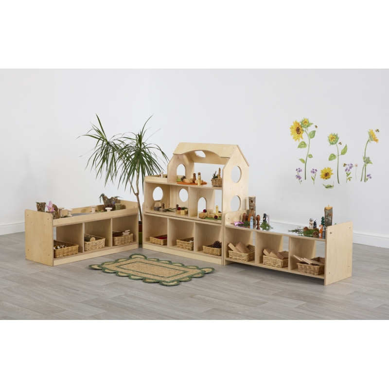Cosy Regal Puppenhaus Kombination, 4 Teile