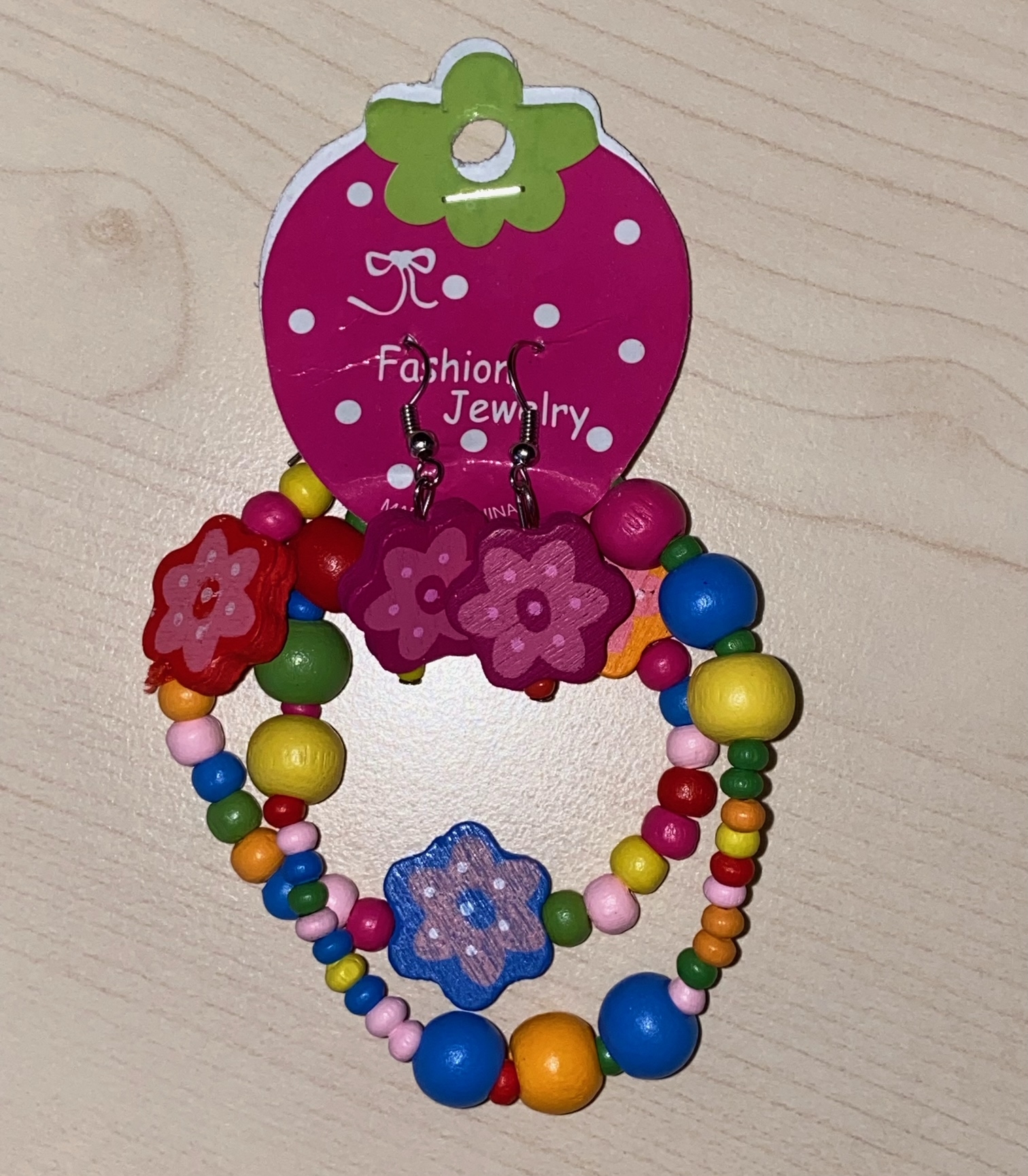 Armband 4er-Set aus Holz Armband 4er-Set aus Holz
