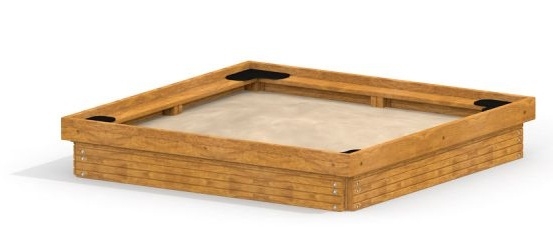 Sandkasten 204 x 204 cm