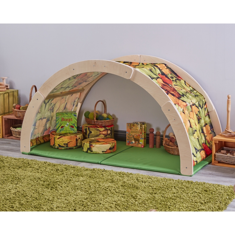 Cosy Stoffbezug mit Blättermix für Rafiki Bogen