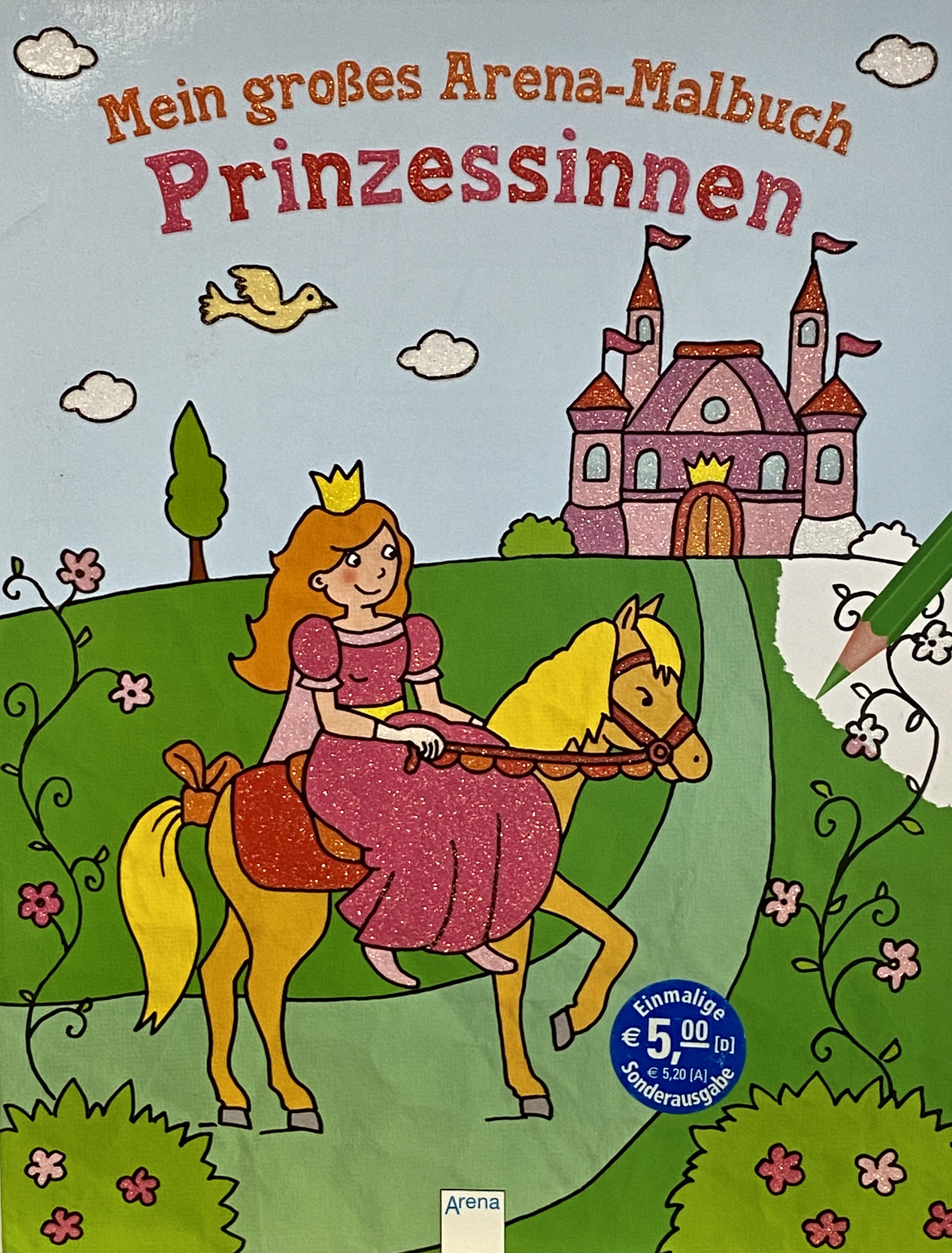 Mein großes Arena-Malbuch Prinzessinnen