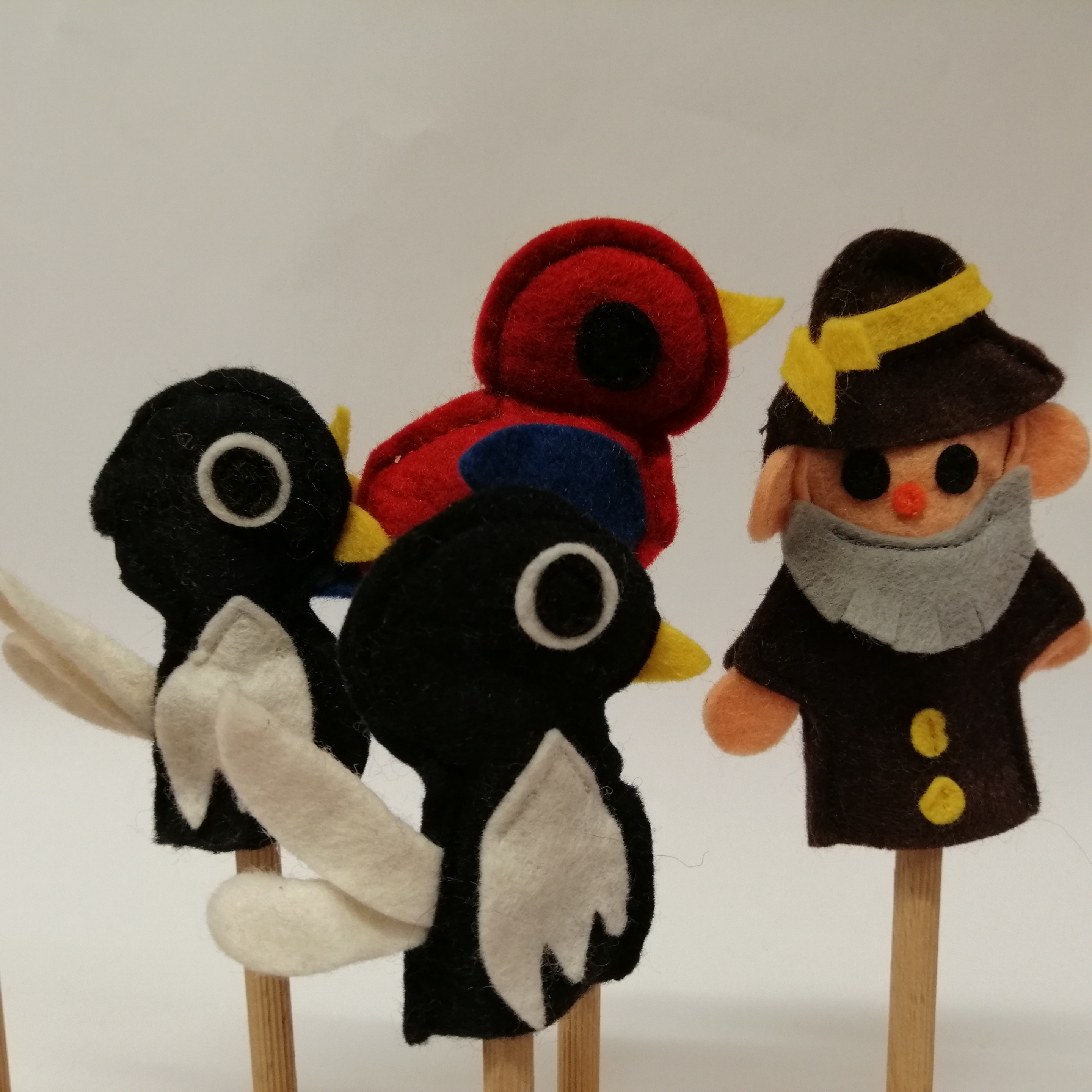 Fingerpuppen-Set, 10 Stück Fingerpuppen-Set, 10 Stück