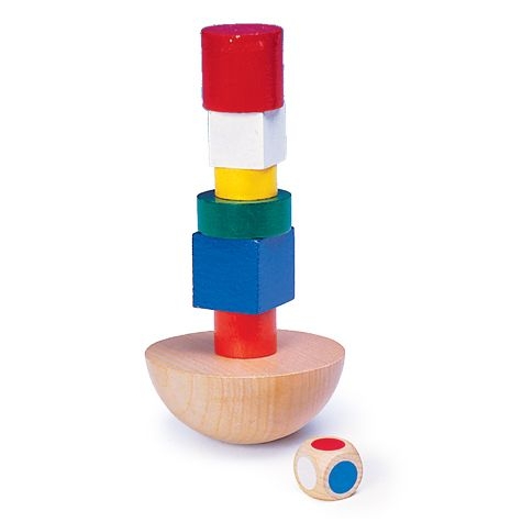 Balancierturm mit Würfel Balancierturm mit Würfel