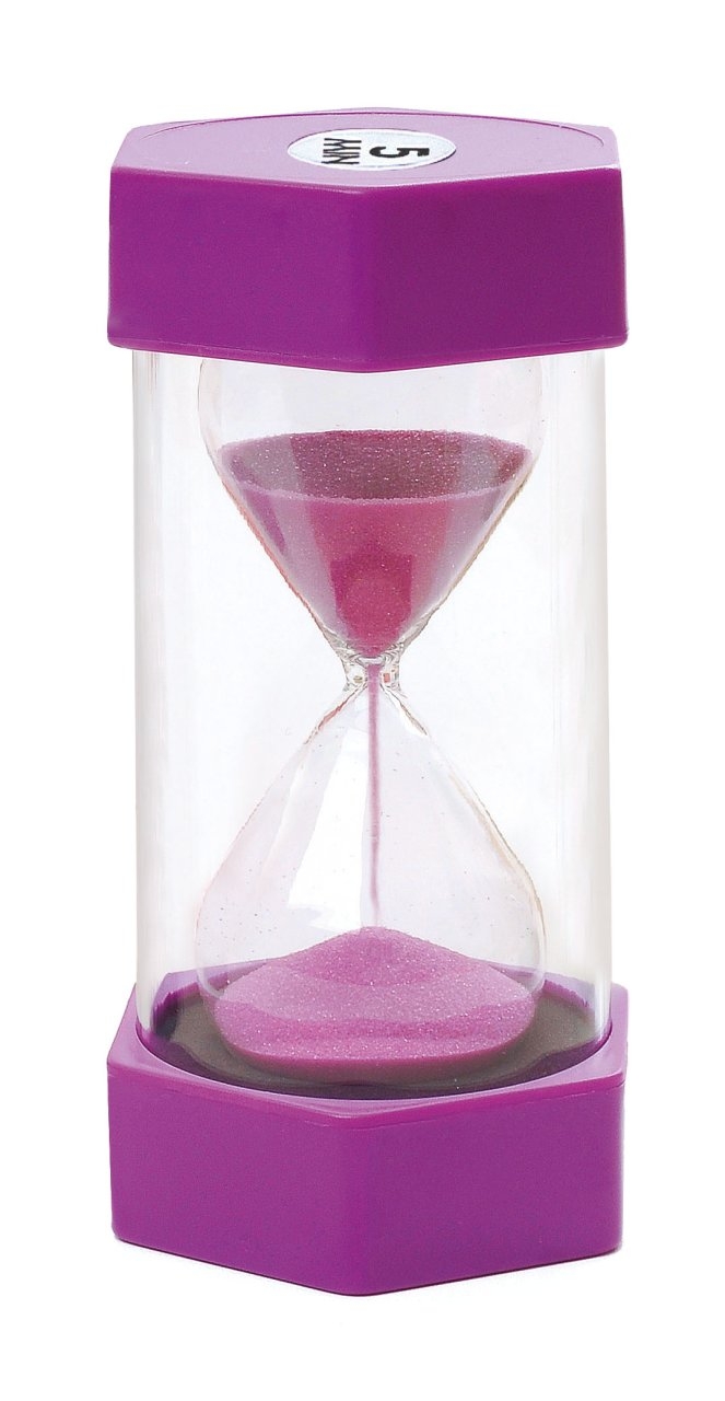 Sanduhr Maxi 5 Minuten violett Sanduhr Maxi 5 Minuten violett