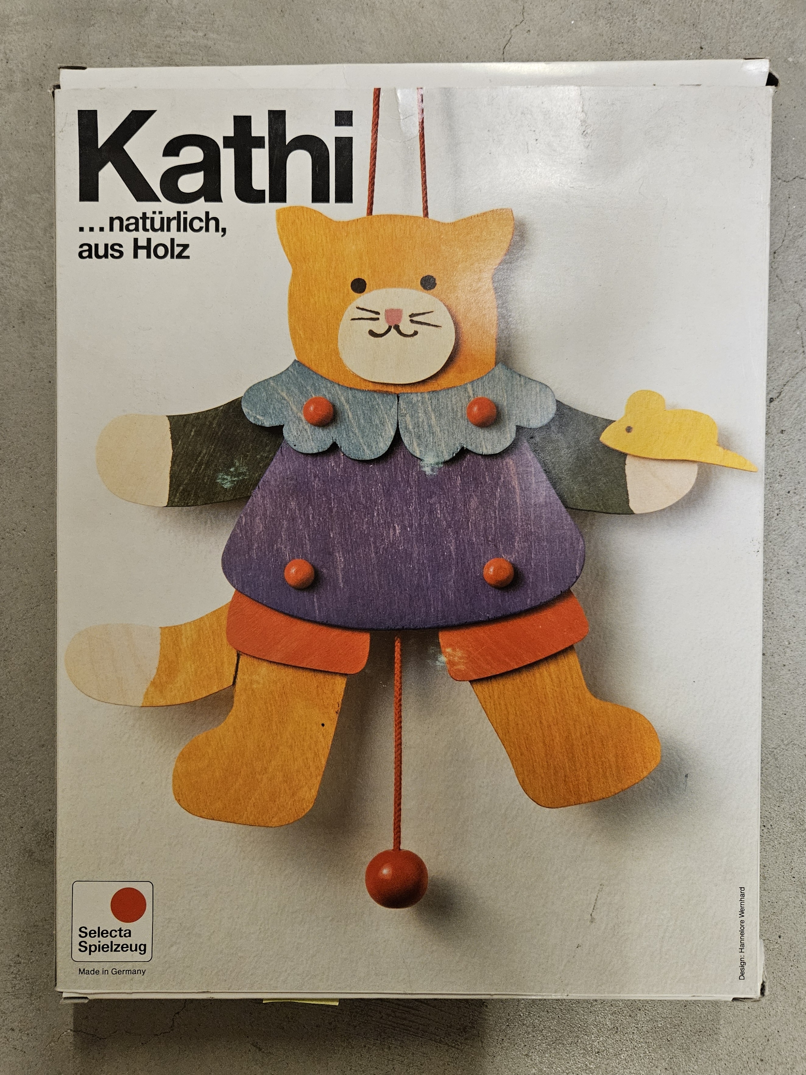 "Kathi" natürlich, aus Holz