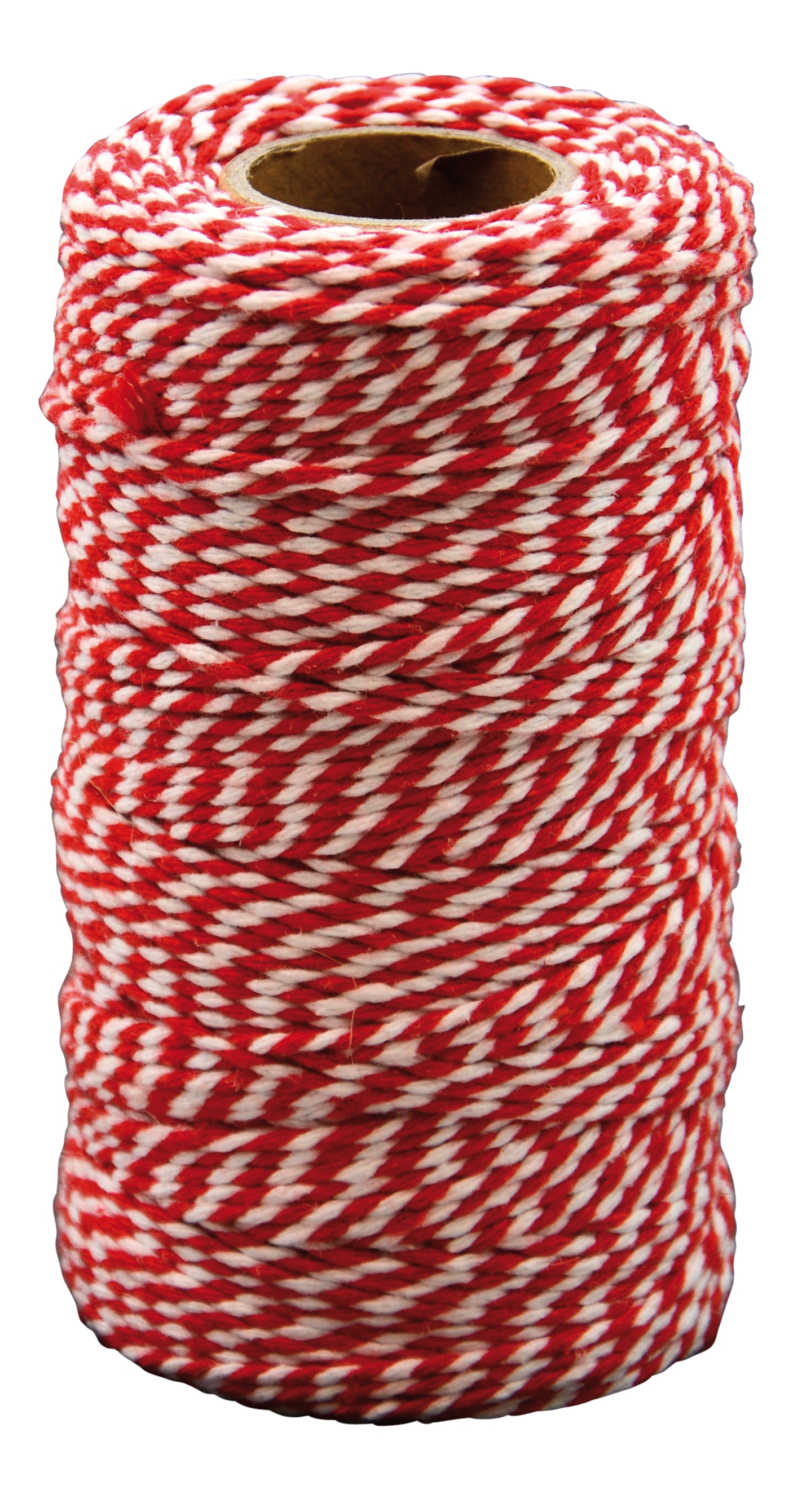 Kordel Baumwollschnur rot/weiß